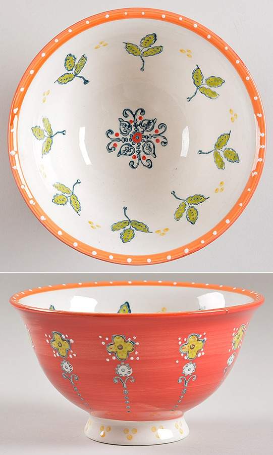 Sliced Persimmon Soup/Cereal Bowl by Anthropologie-1