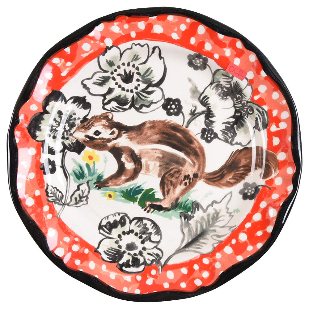 Francophile Dinner Plate by Anthropologie-1