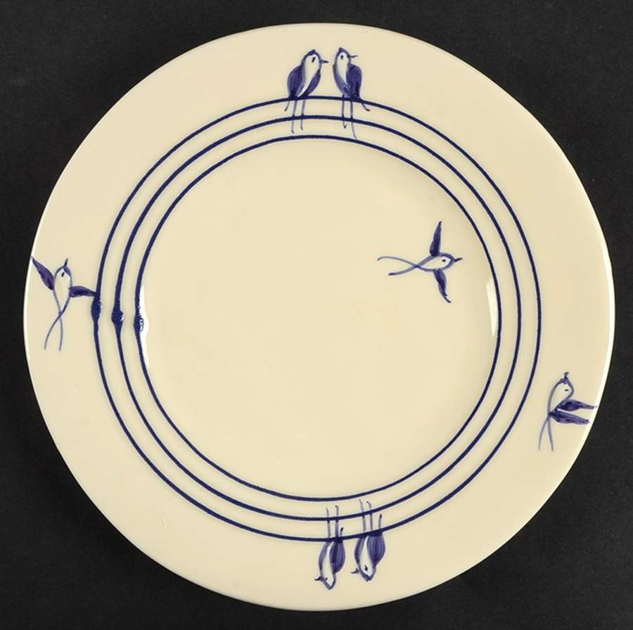 Birds On A Wire Salad Plate by Anthropologie-1