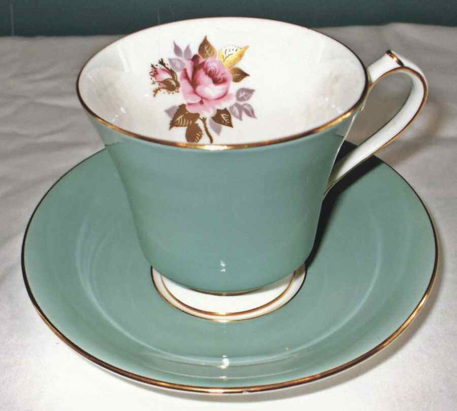 2964 Footed Cup & Saucer Set by John  Aynsley & Sons-1