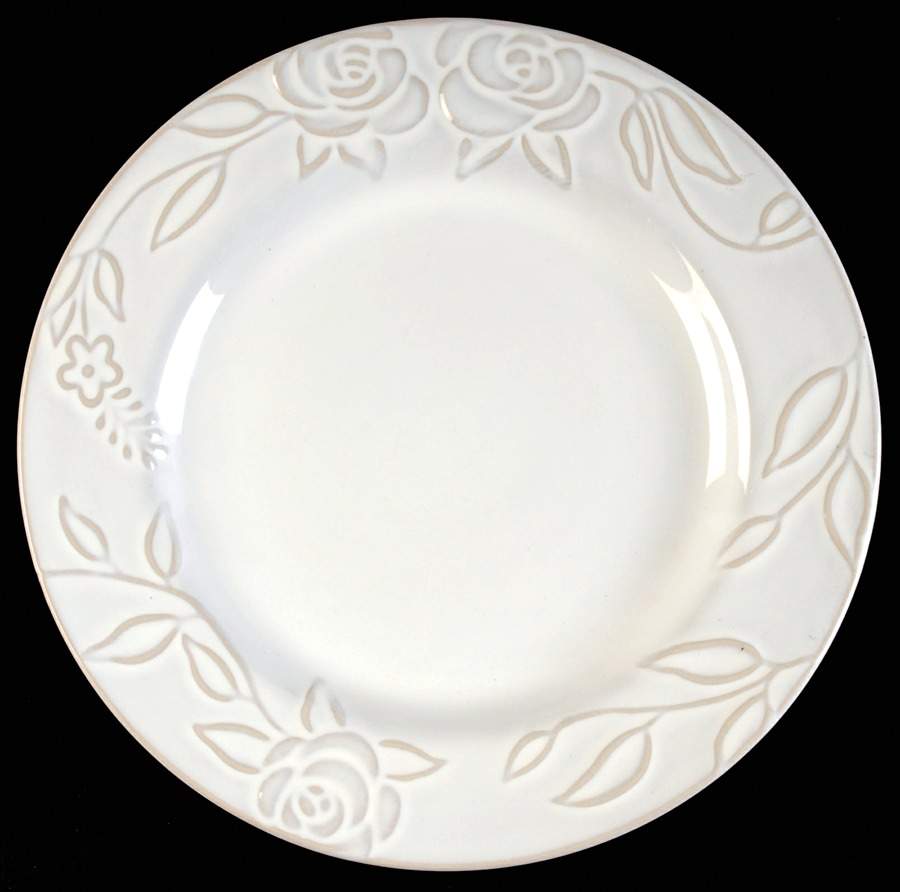 Rosemoor Ivory Dinner Plate by Laura Ashley-1