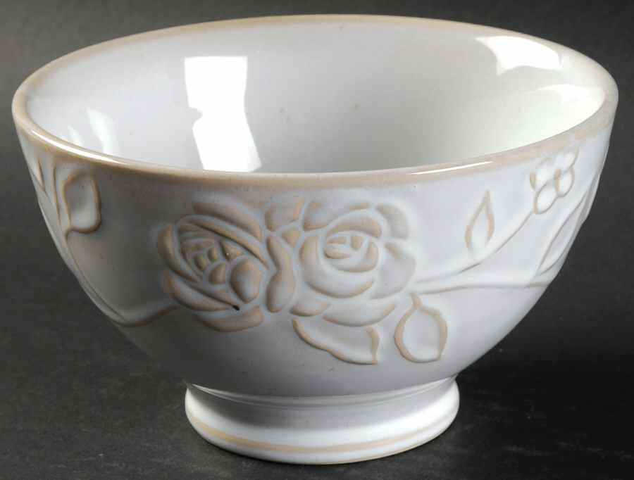 Rosemoor Ivory Soup/Cereal Bowl by Laura Ashley-1