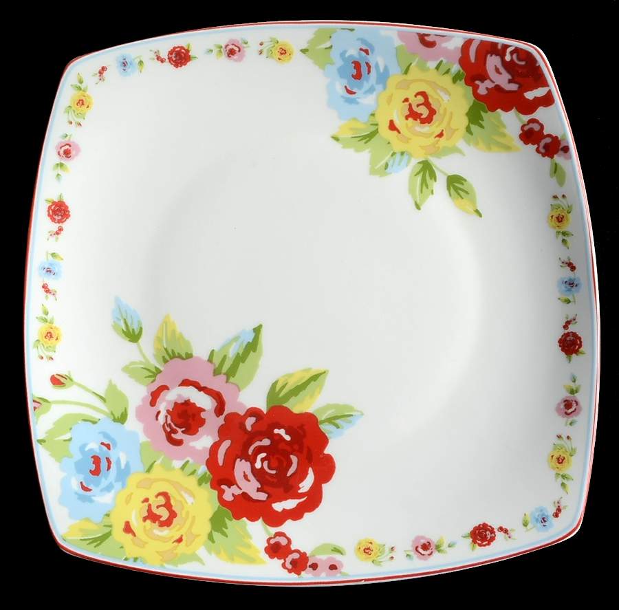 New Country Square Dinner Plate by 222 Fifth (PTS)-1