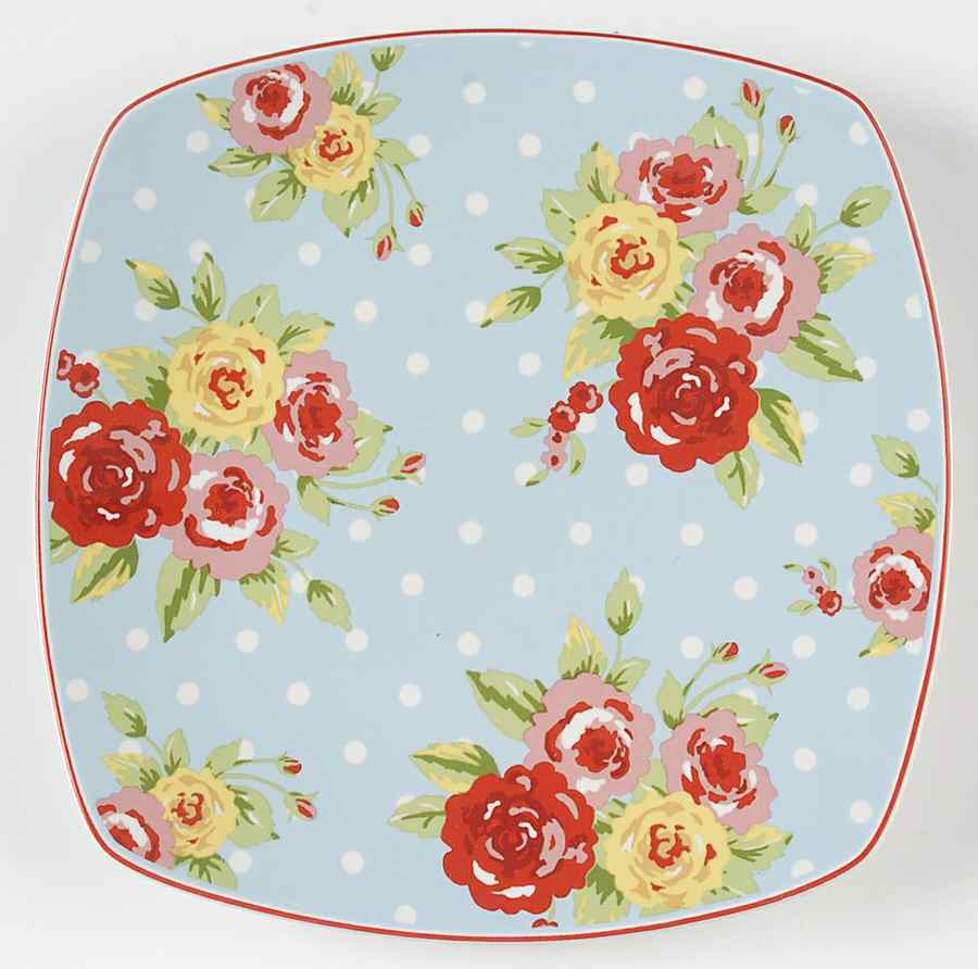 New Country Square Salad Plate by 222 Fifth (PTS)-1