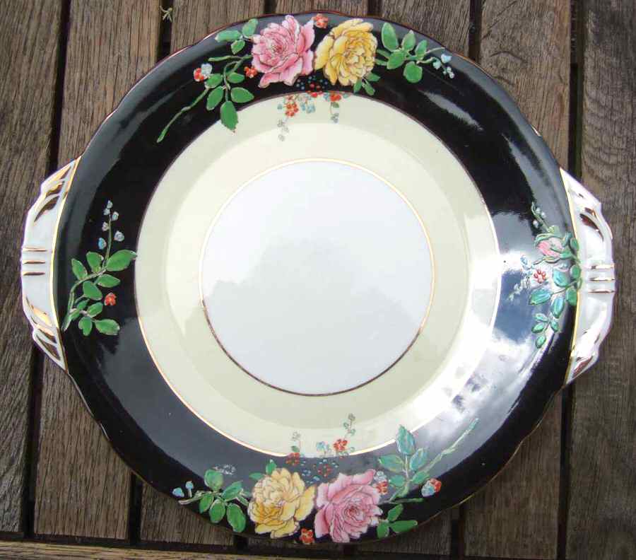 B5052 Handled Cake Plate by John  Aynsley & Sons-1