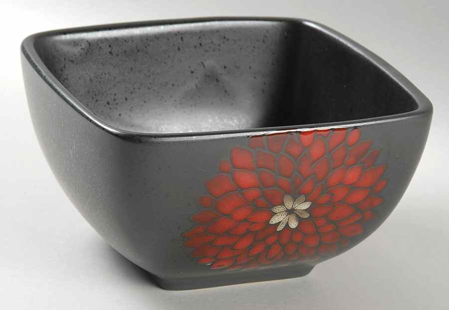 Asiana Red Soup/Cereal Bowl by American Atelier-1