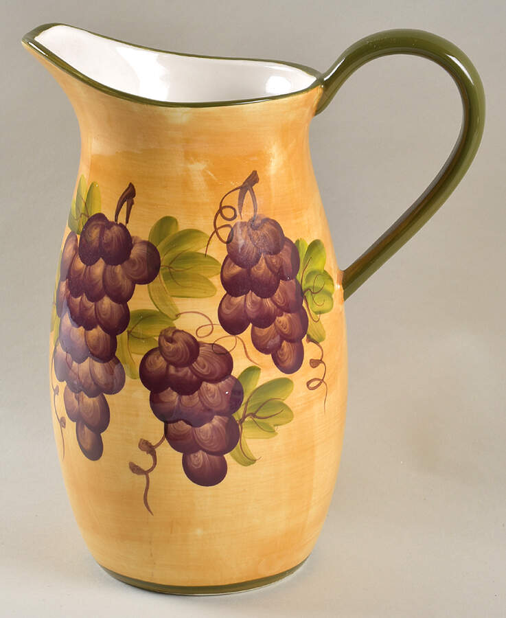 Grape Pattern 100 Oz Pitcher by Casa Vero-1