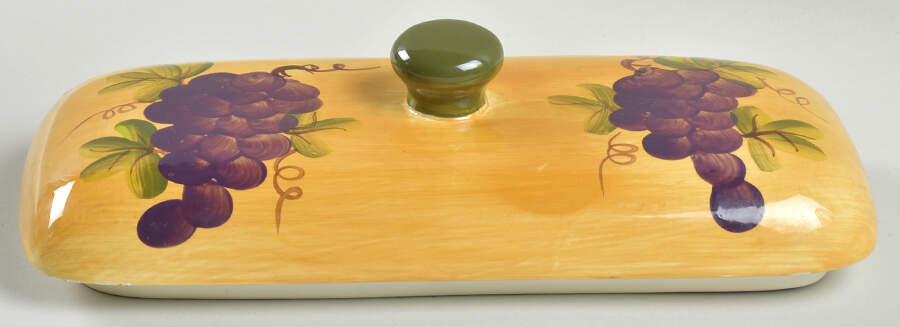 Grape Pattern Lid for Bread Box by Casa Vero-1