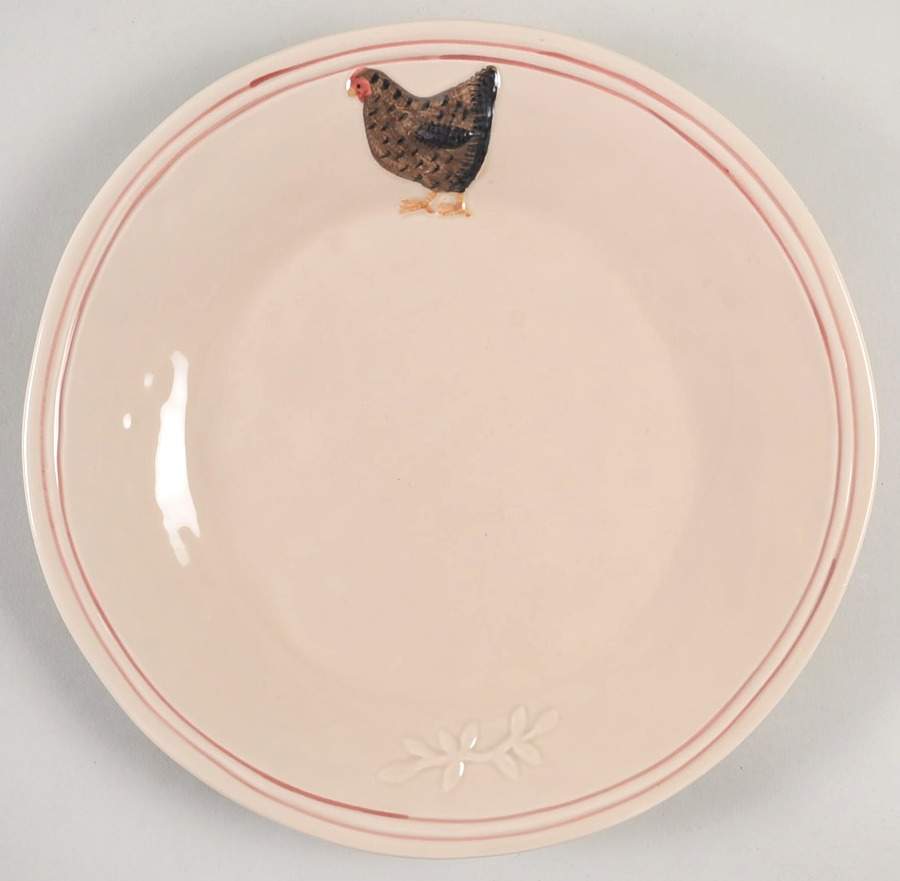 Rustic Hen Salad Plate by ARTEflorum-1