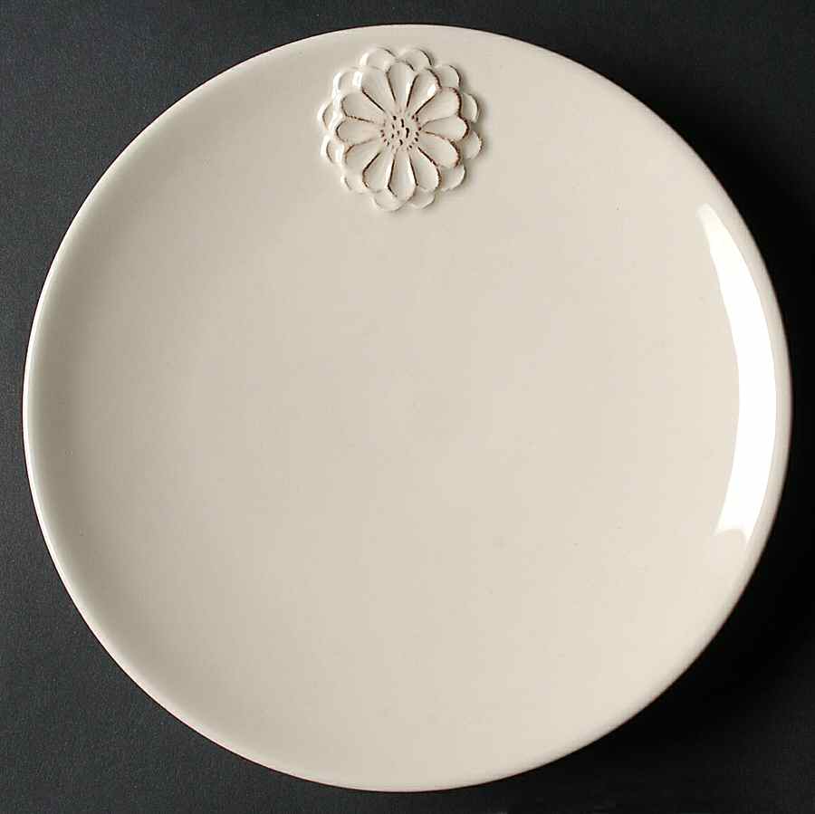 A2A3 Cream Salad Plate by Artistic Accents-1