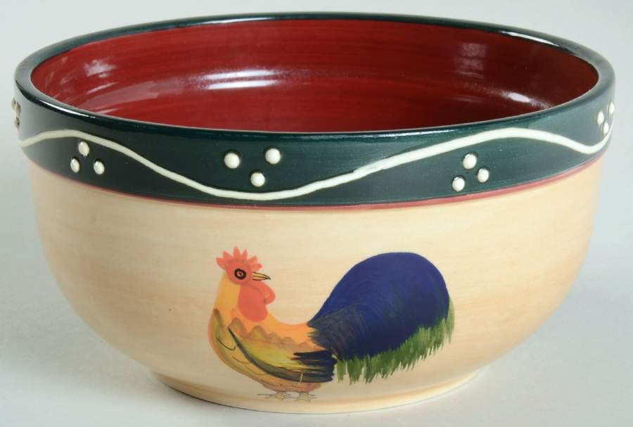 Rooster Individual Soup/Salad Bowl by Casa Vero-1