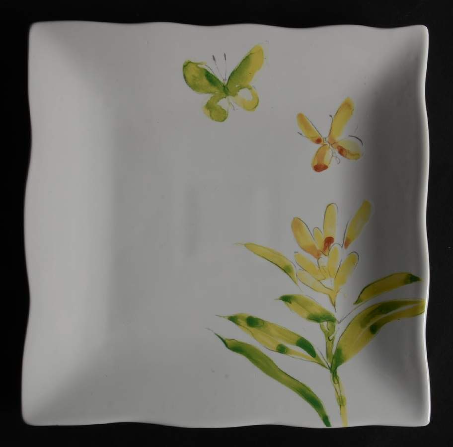 Butterfly Flight Salad Plate by 222 Fifth (PTS)-1