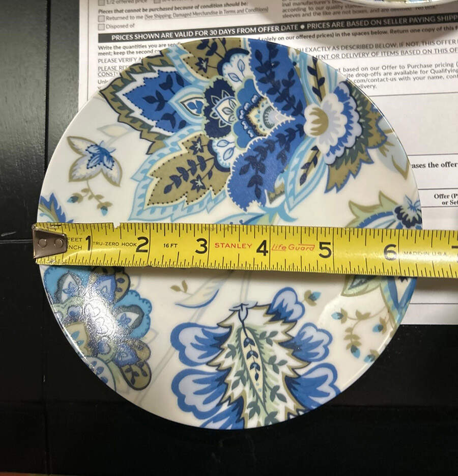 Mirabelle Appetizer Plate by 222 Fifth (PTS)-1
