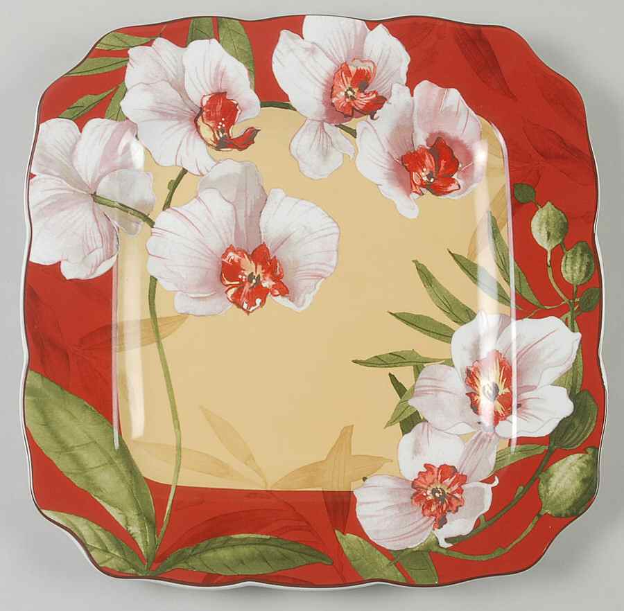 Savannah Breeze Square Dinner Plate by 222 Fifth (PTS)-1