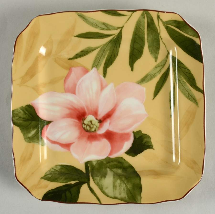 Savannah Breeze Square Appetizer Plate by 222 Fifth (PTS)-1