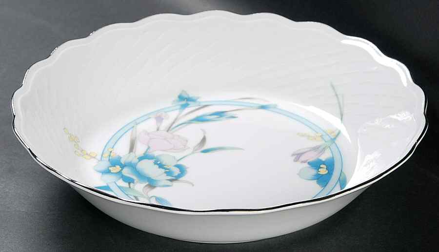 Bluesette 9" Round Vegetable Bowl by Arlen-1