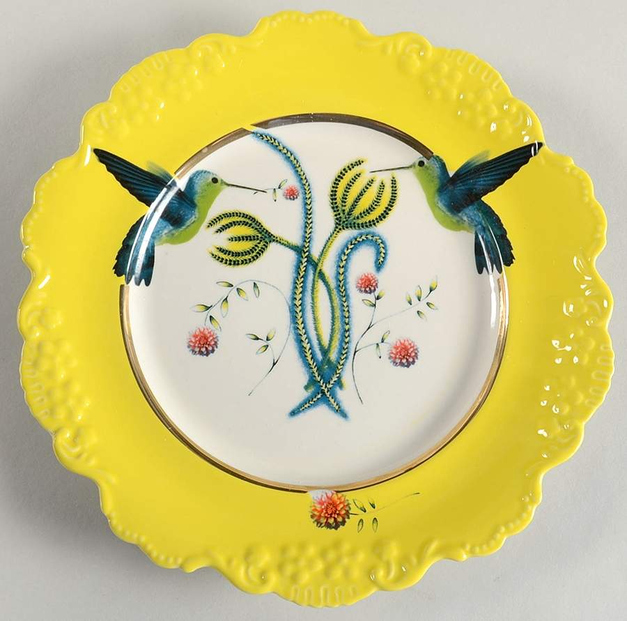Nature Table Salad/Dessert Plate by Anthropologie-1