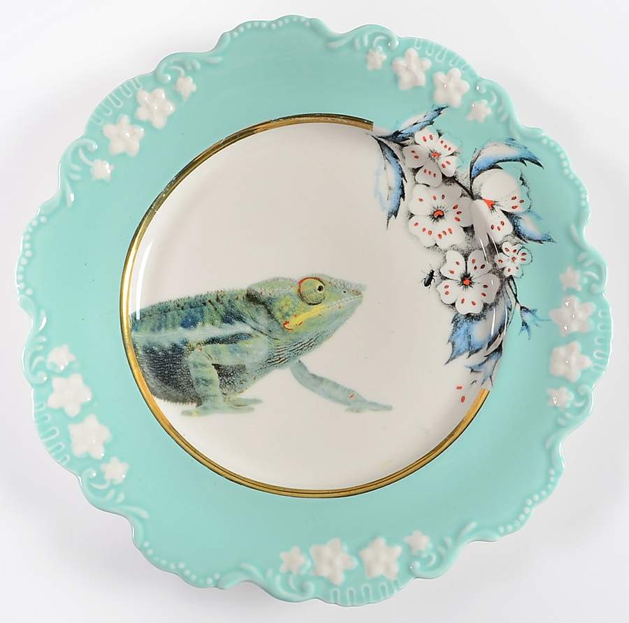 Nature Table Salad/Dessert Plate by Anthropologie-1