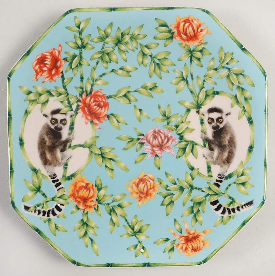Nature Table Square Salad/Dessert Plate by Anthropologie-1