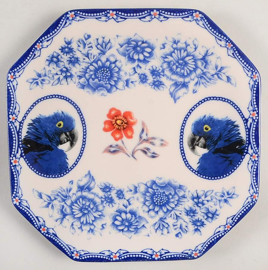 Nature Table Square Salad/Dessert Plate by Anthropologie-1