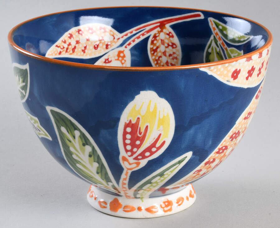 Flame Leaf Soup/Cereal Bowl by Anthropologie-1