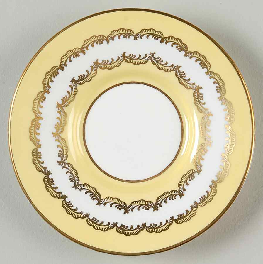 1790 Saucer for Flat Demitasse Cup by John  Aynsley & Sons-1