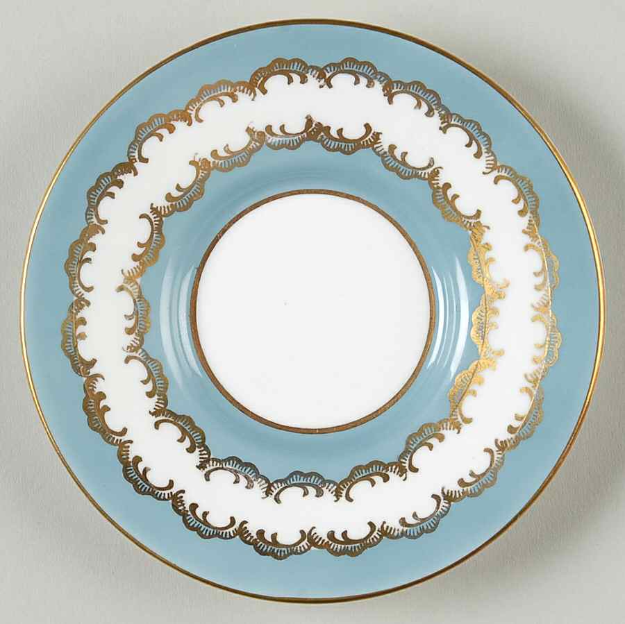 1790 Saucer for Flat Demitasse Cup by John  Aynsley & Sons-1