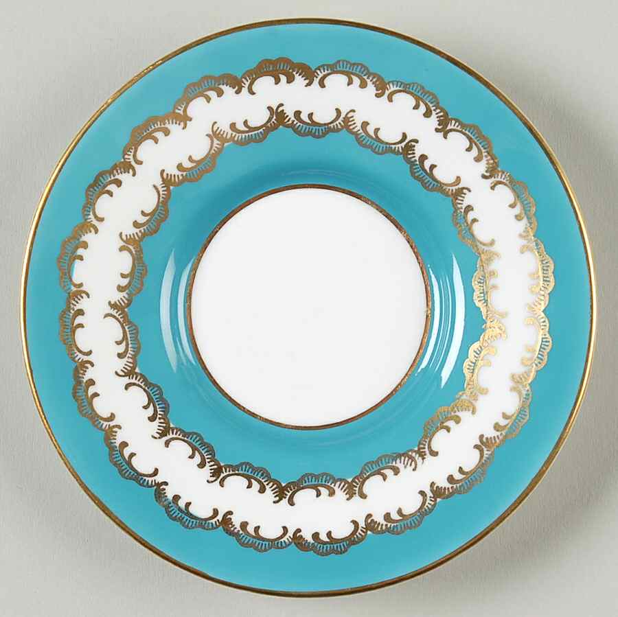 1790 Saucer for Flat Demitasse Cup by John  Aynsley & Sons-1