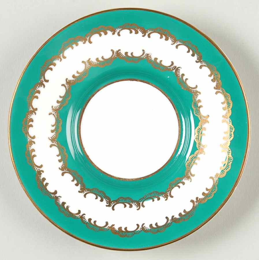 1790 Saucer for Flat Demitasse Cup by John  Aynsley & Sons-1