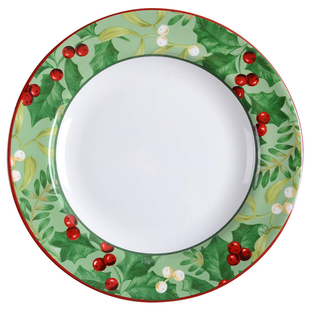 Christmas Foliage Appetizer Plate by 222 Fifth (PTS)-1
