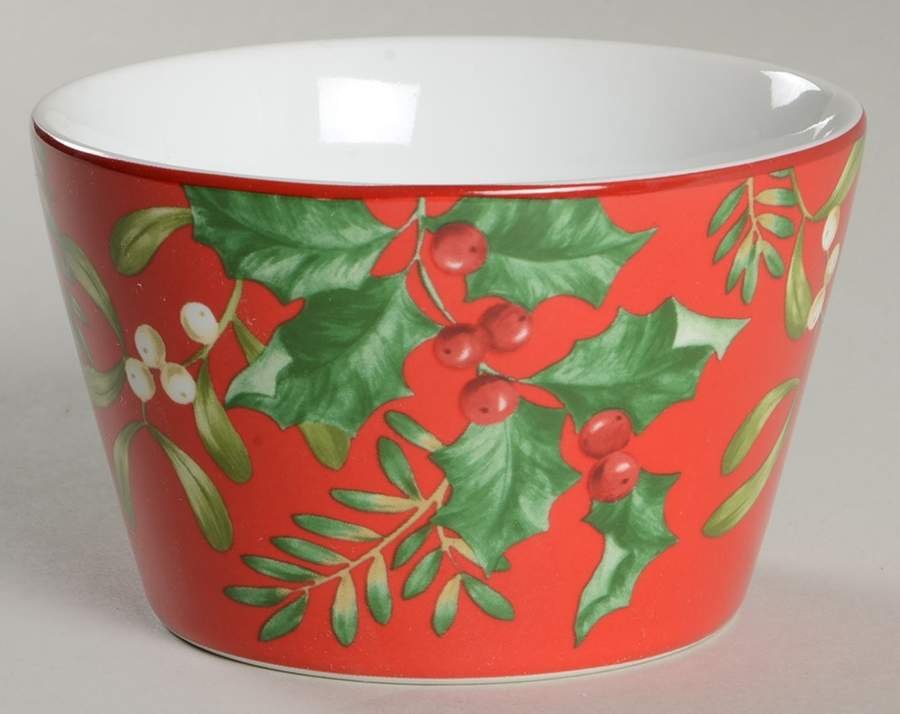 Christmas Foliage Individual Appetizer Bowl by 222 Fifth (PTS)-1
