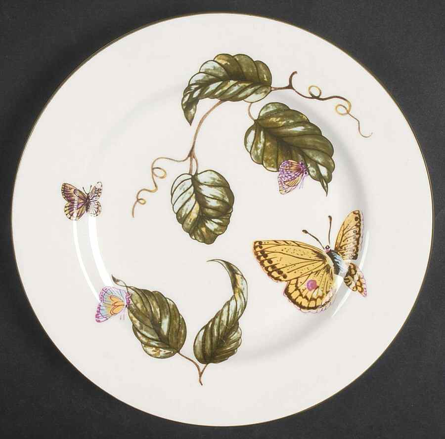 Butterfly Salad Plate by American Atelier-1
