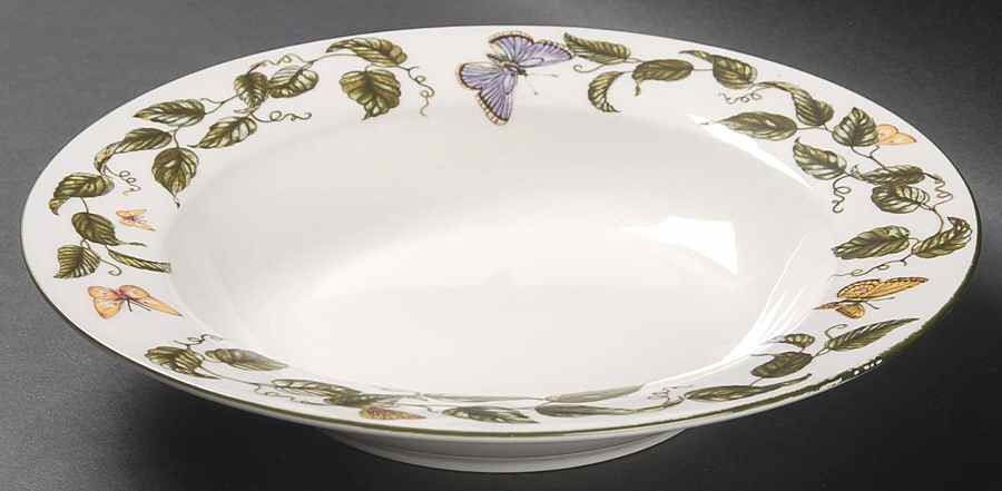 Butterfly Rim Soup Bowl by American Atelier-1