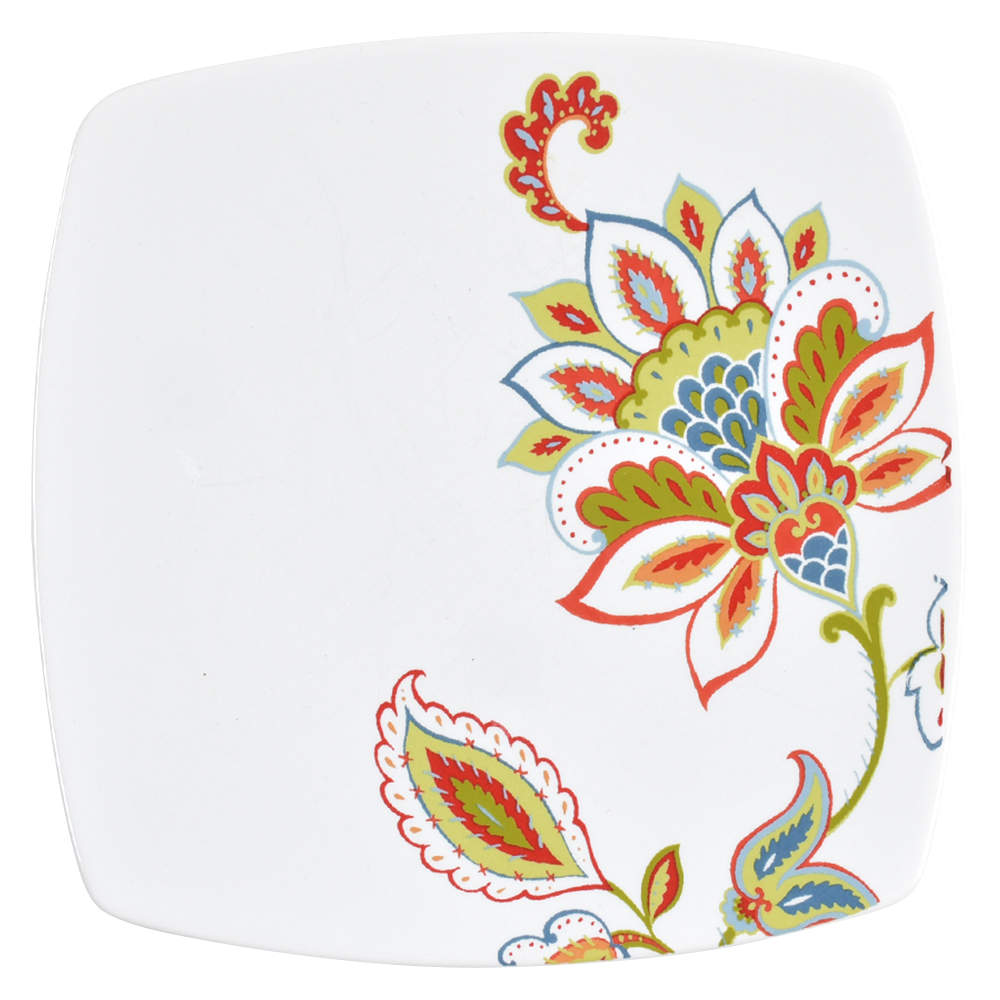Jacobean Trail Square Appetizer Plate by 222 Fifth (PTS)-1