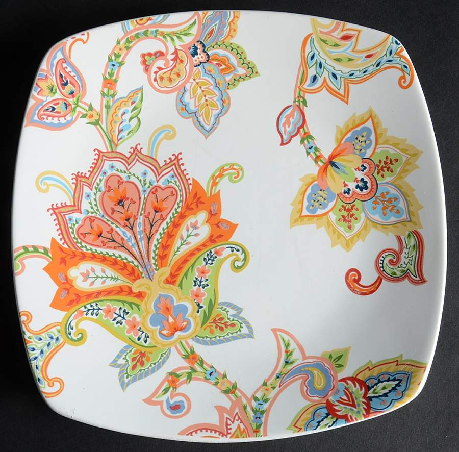 Indochine Square Salad Plate by 222 Fifth (PTS)-1