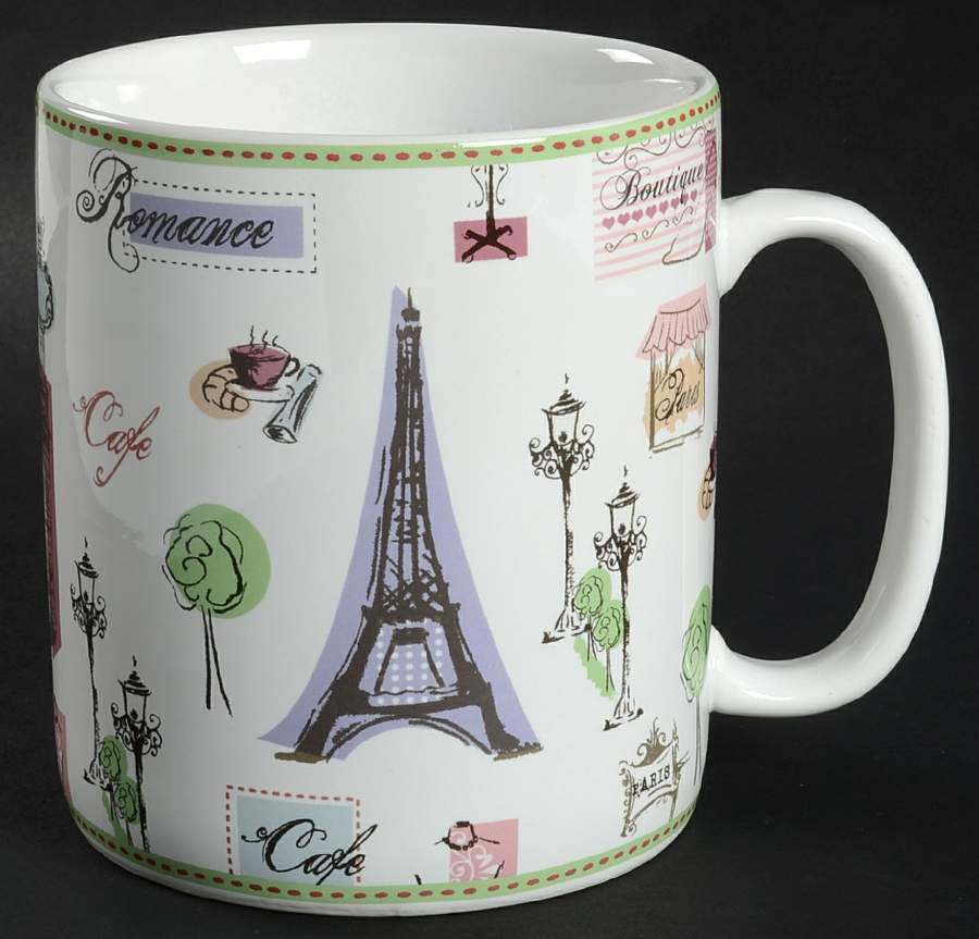 Tres Chic Paris Jumbo Mug by 222 Fifth (PTS)-1
