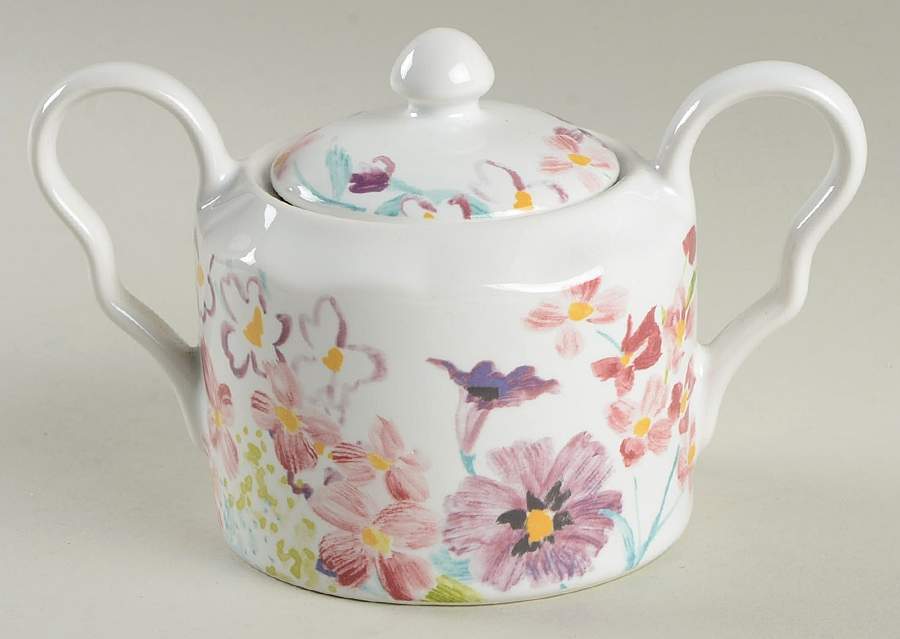 Garden Beauty Sugar Bowl & Lid by 222 Fifth (PTS)-1