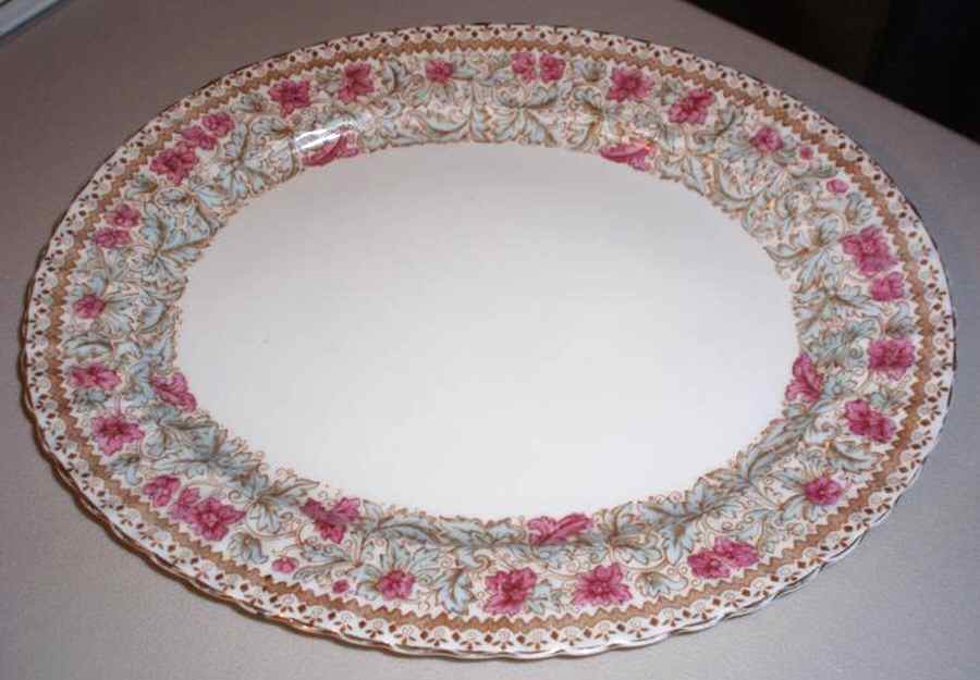 Persian (Swirl) 12" Oval Serving Platter by Adderley-1
