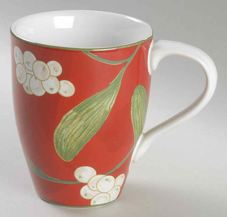Mistletoe Red Mug by 222 Fifth (PTS)-1