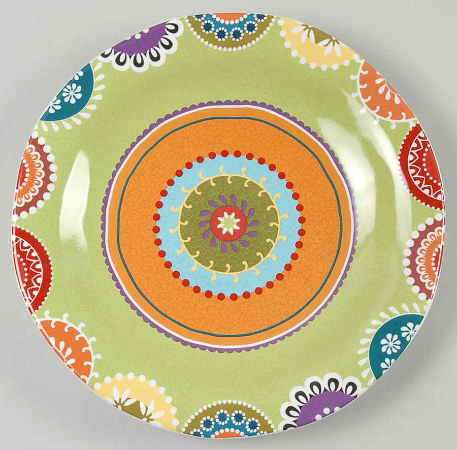 Kaleidoscope Dinner Plate by 222 Fifth (PTS)-1