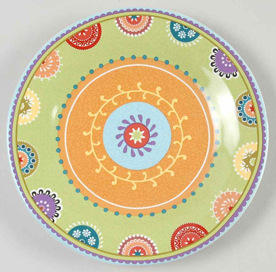 Kaleidoscope Appetizer Plate by 222 Fifth (PTS)-1