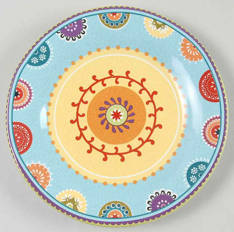 Kaleidoscope Appetizer Plate by 222 Fifth (PTS)-1