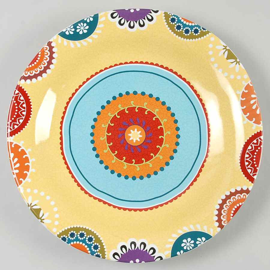 Kaleidoscope Dinner Plate by 222 Fifth (PTS)-1