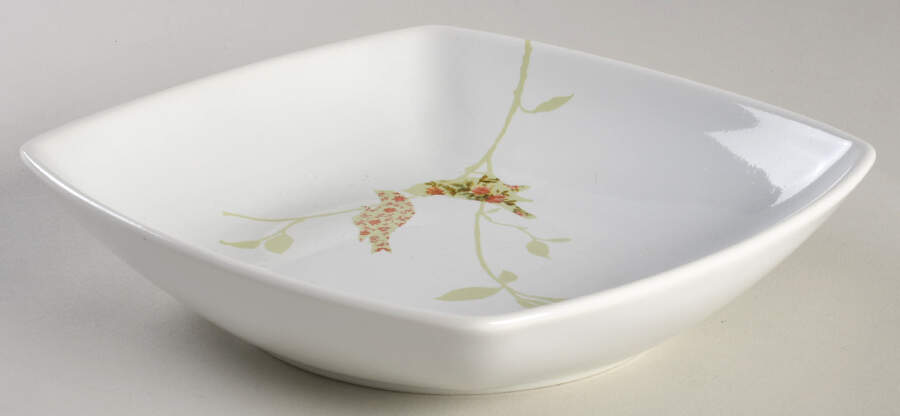 Chintz Birds Square Soup Bowl by 222 Fifth (PTS)-1