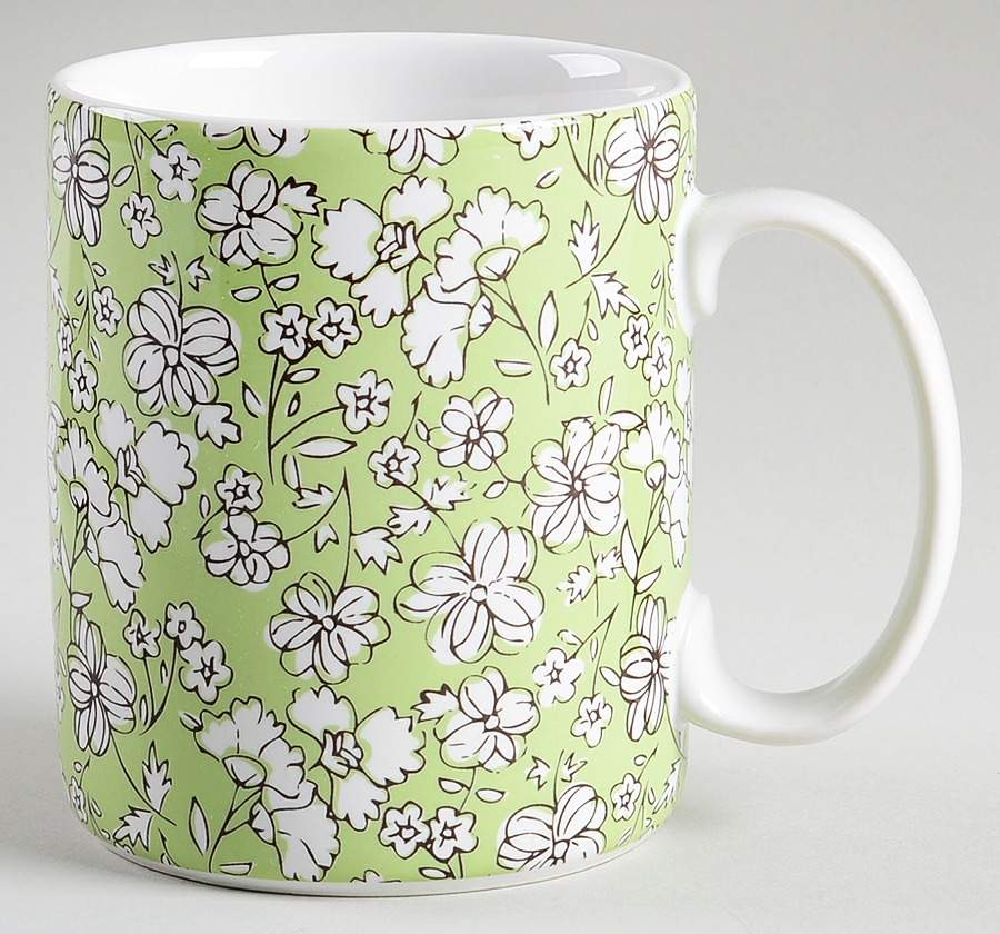 Floral Revelry Mug by 222 Fifth (PTS)-1