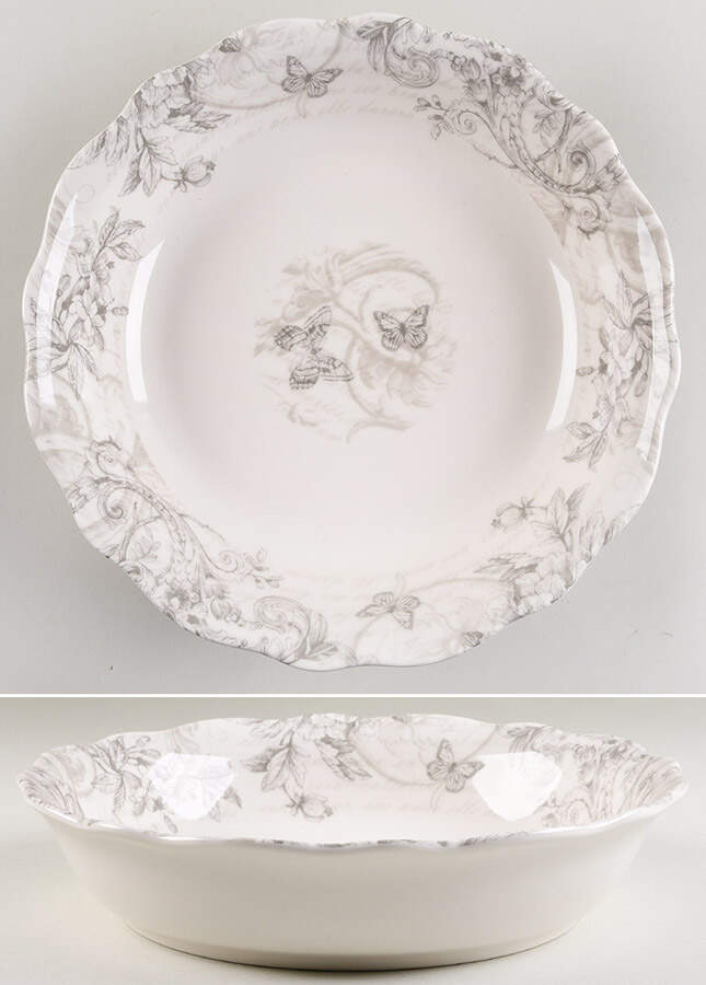 Love Poem 13" Pasta Serving Bowl by 222 Fifth (PTS)-1