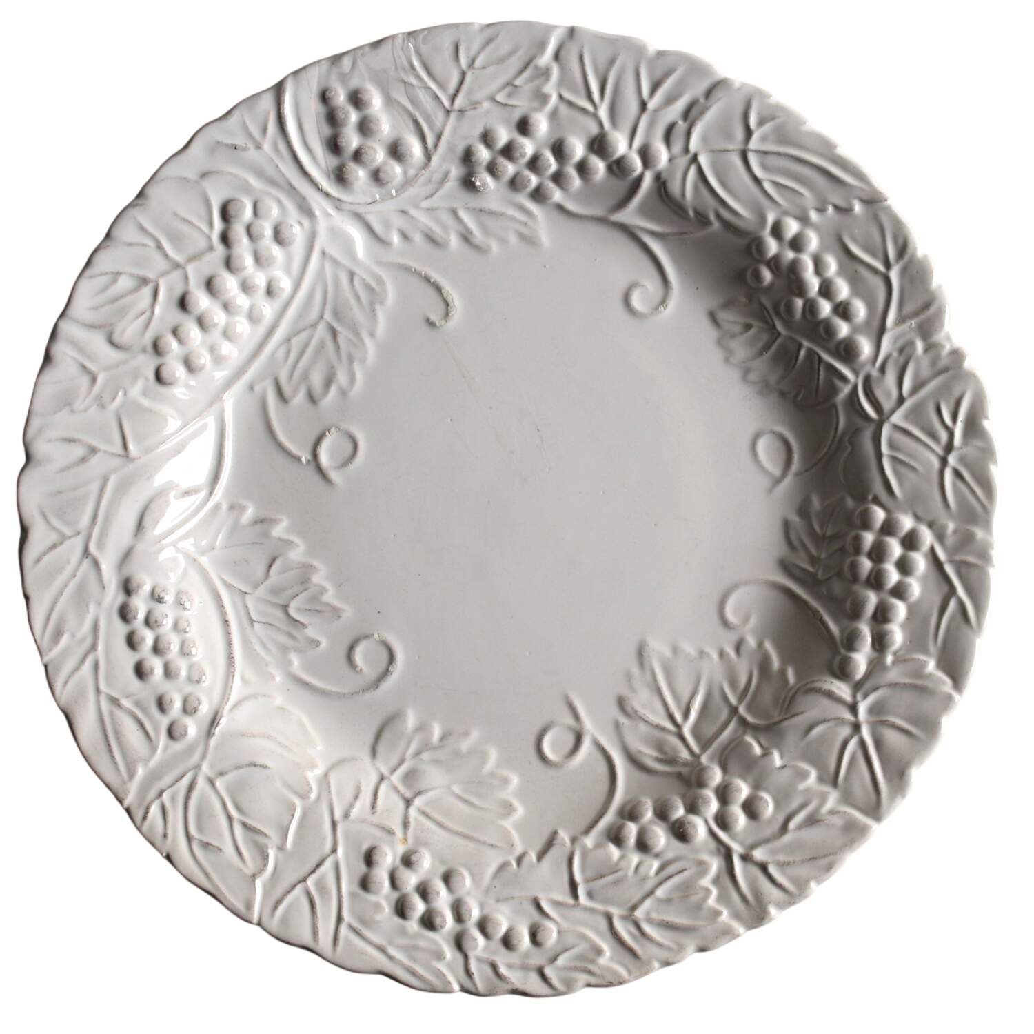 Bianca Grapevine Dinner Plate by American Atelier-1