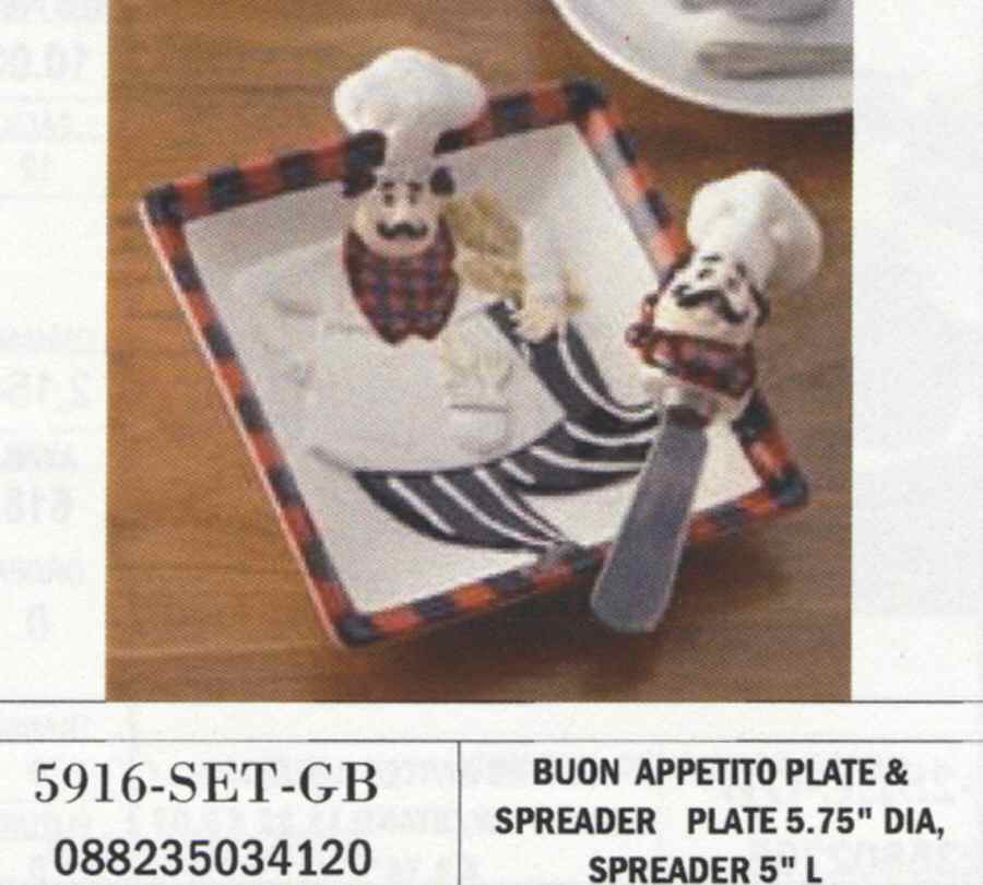 Boun Appetito Dip Bowl & Spreader Set by American Atelier-1