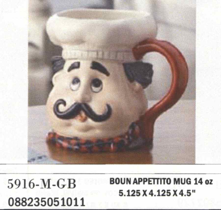 Boun Appetito Mug by American Atelier-1