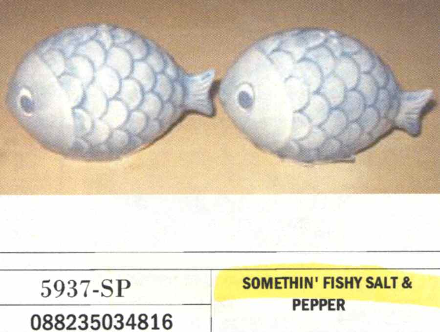 Somethin' Fishy Figural Salt & Pepper Set by American Atelier-1